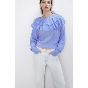 Zara Cropped pullover Top